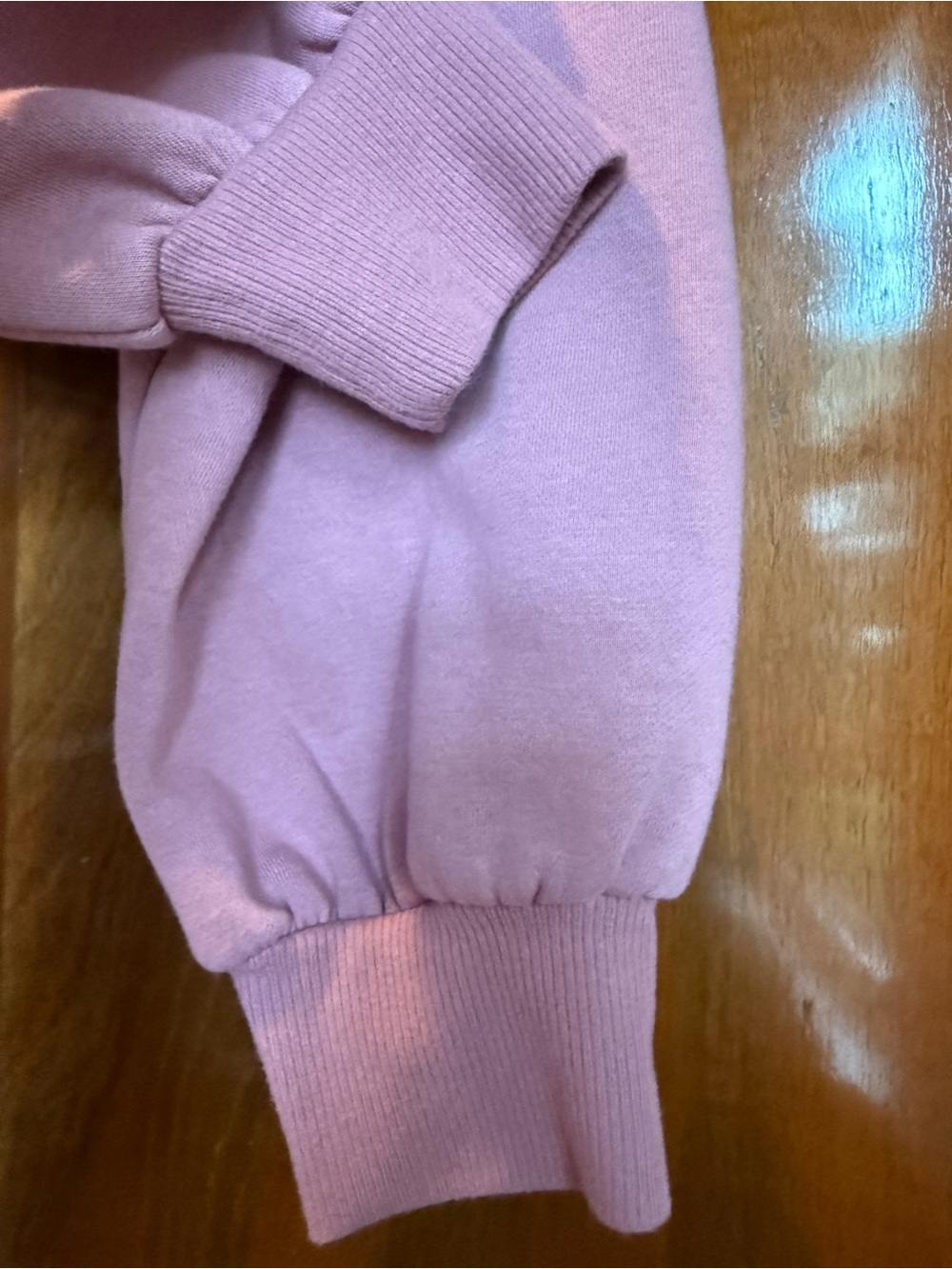True Religion Dusty Rose Crystal Rhinestone Cropped Pullover Hoodie Shrunken - Picture 6 of 11